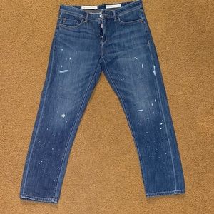 Pilcro by Anthropologie slim boyfriend crop jean